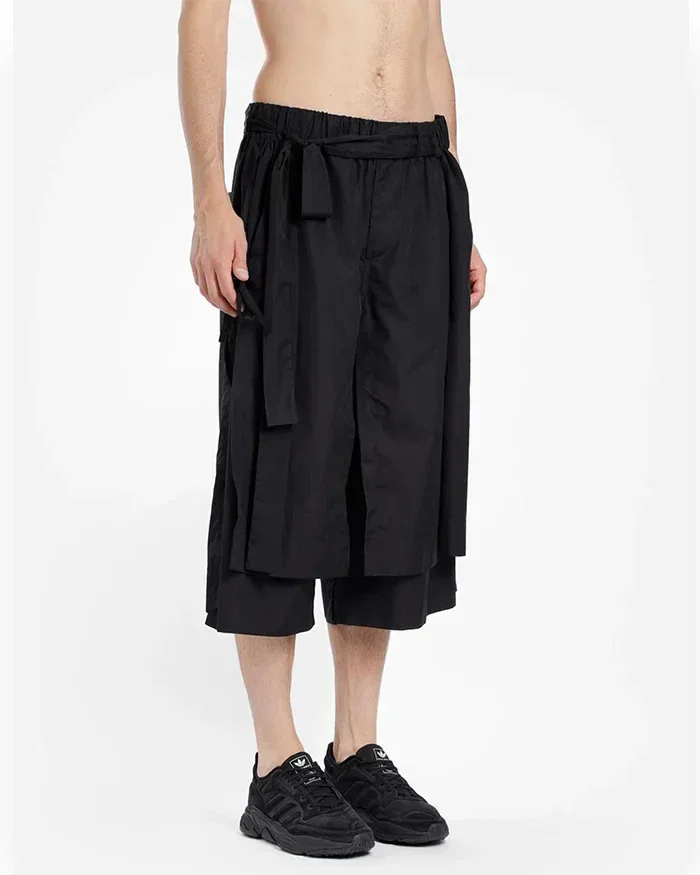 Stylish Short Hakama Pants for Men - hakama pants