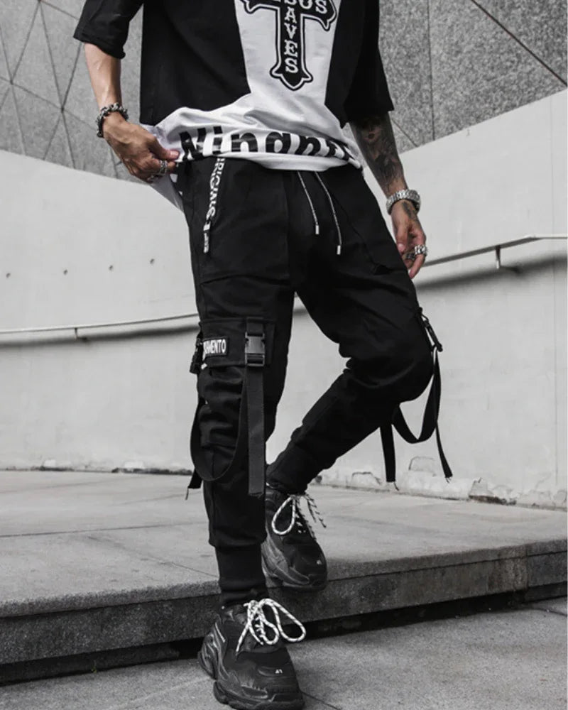 Stylish Slim Cargo Pants -  black slim cargo pants - Stylish Slim Cargo Pants for Everyday Comfort