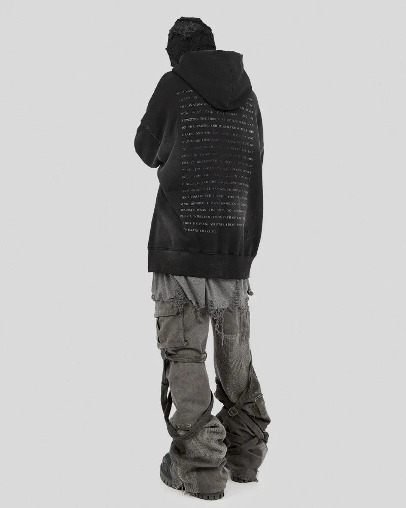 Stylish Strapped Patchwork Cargo Pants - cargo pants - Stylish Strapped Patchwork Cargo Pants for Comfort