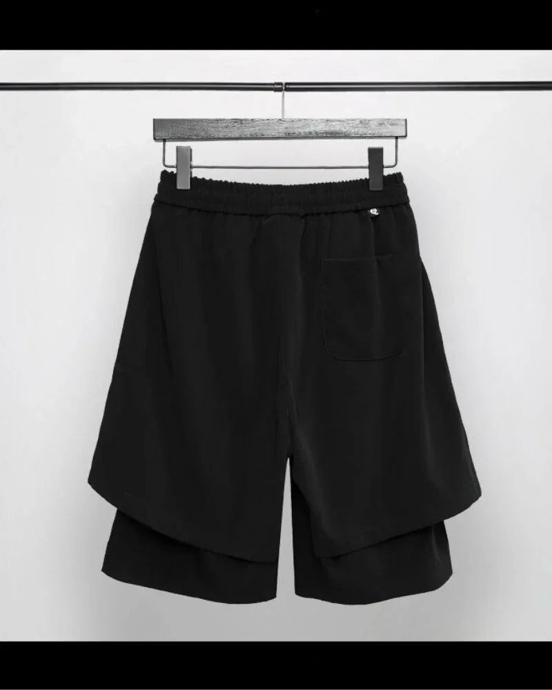 Stylish Summer Tech Shorts -  summer shorts - Summer Tech Shorts with Double-Layer Design