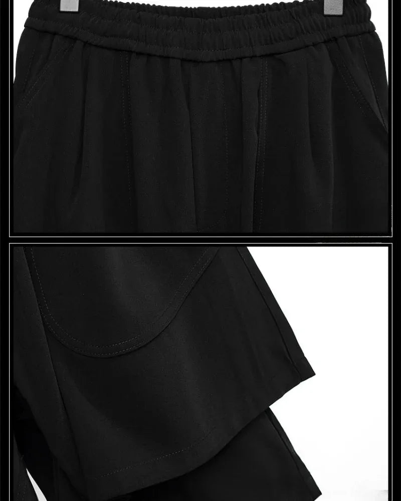 Stylish Summer Tech Shorts -  urban summer shorts - Summer Tech Shorts with Double-Layer Design