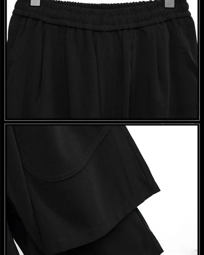 Stylish Summer Tech Shorts -  urban summer shorts - Summer Tech Shorts with Double-Layer Design
