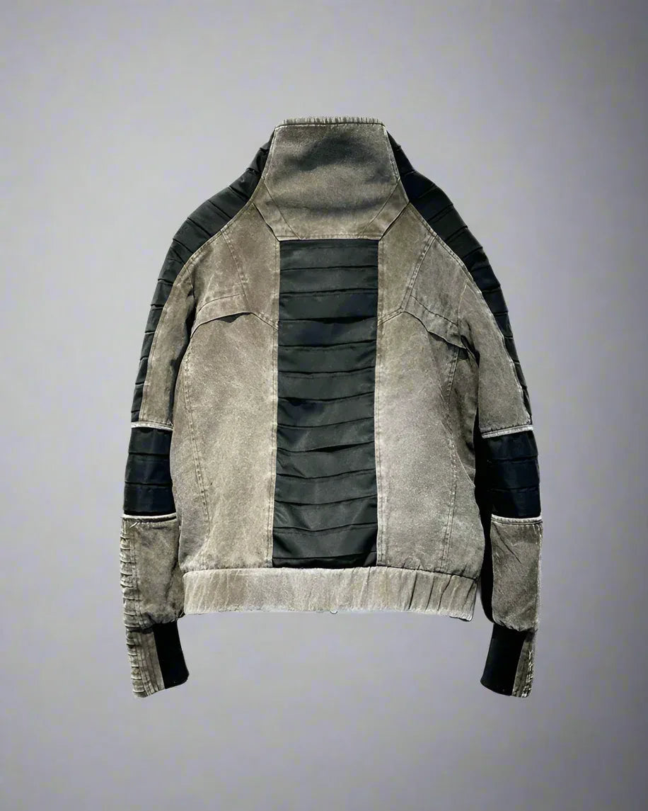 Stylish Trimmed Contrast Jacket - stylish jacket - Comfortable Cotton Jacket in Coffee Color