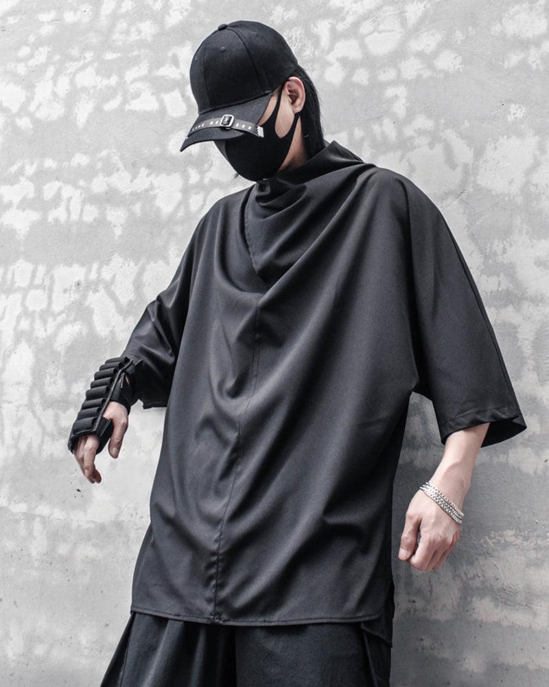 Stylish Urban Bat Graphic Tee - techwear t-shirt - Trendy Urban Bat Graphic Tee for Comfort
