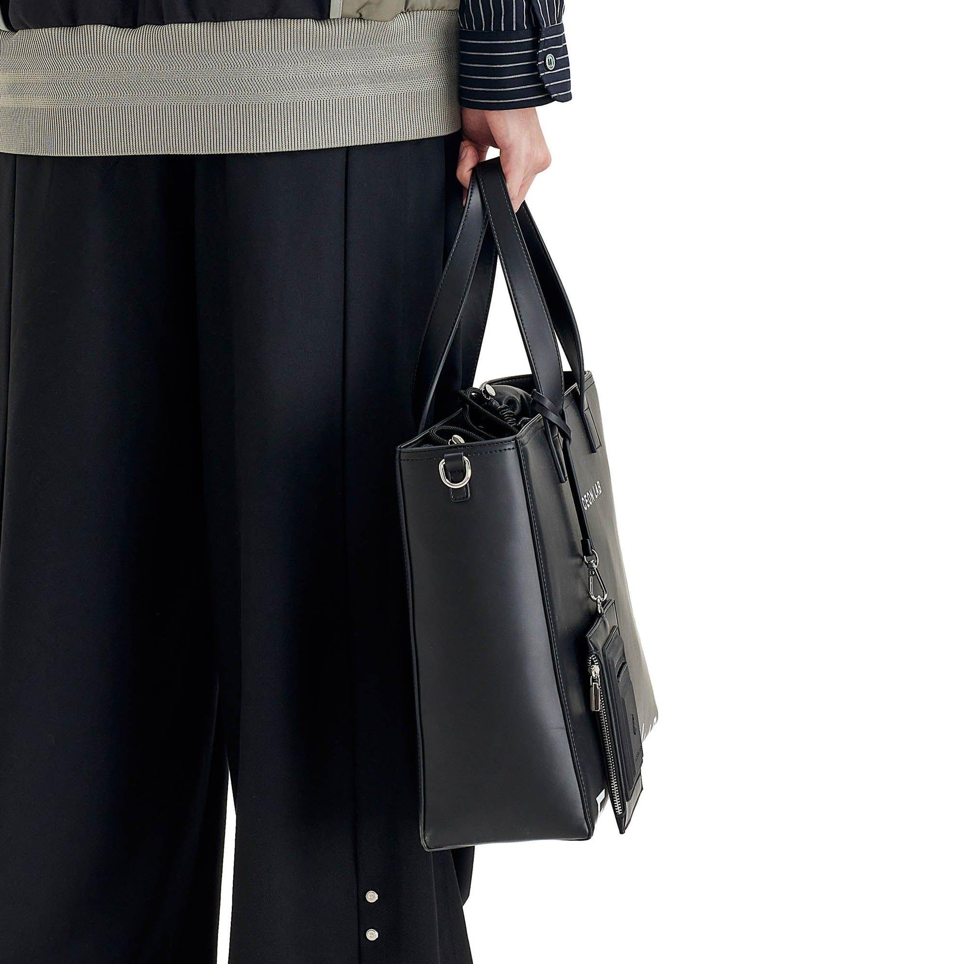 Stylish Vegan Leather Tote -  customizable tote bag - Chic Vegan Leather Tote for Everyday Use
