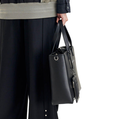 Stylish Vegan Leather Tote -  customizable tote bag - Chic Vegan Leather Tote for Everyday Use