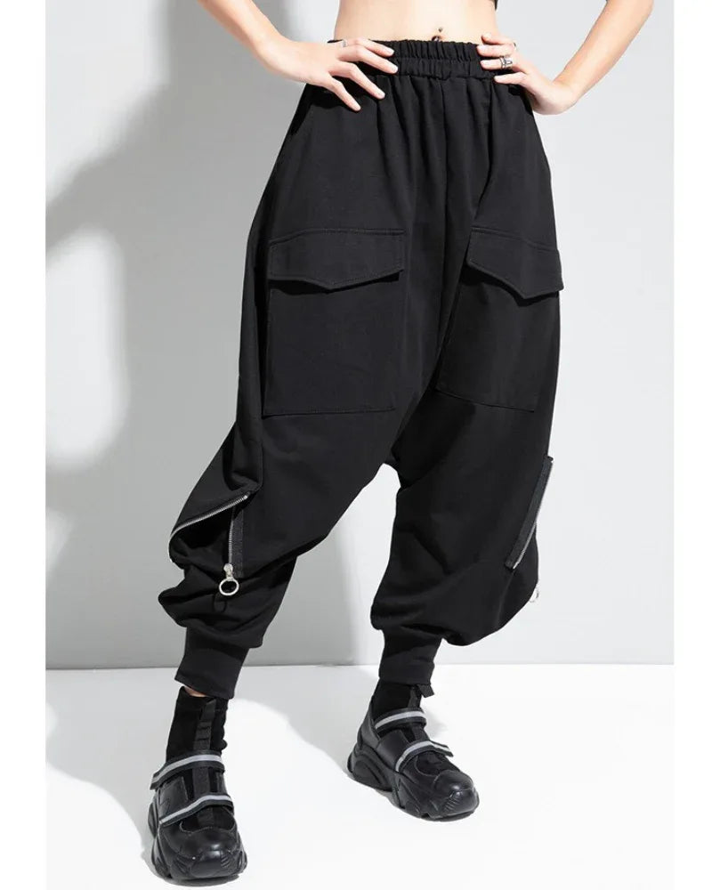 Stylish Wide-Leg Hakama Pants - hakama pants - Stylish Wide-Leg Hakama Pants for Comfort