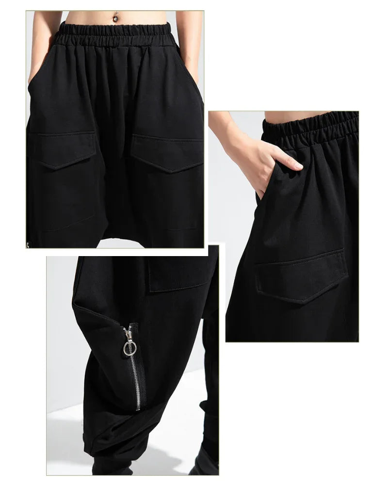 Stylish Wide-Leg Hakama Pants - hakama pants - Stylish Wide-Leg Hakama Pants for Comfort