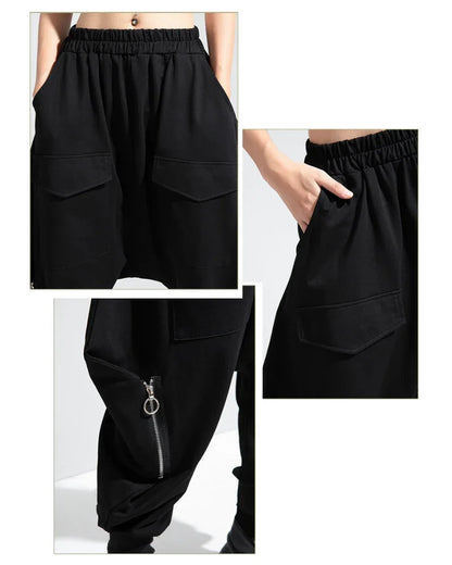 Stylish Wide-Leg Hakama Pants - hakama pants - Stylish Wide-Leg Hakama Pants for Comfort
