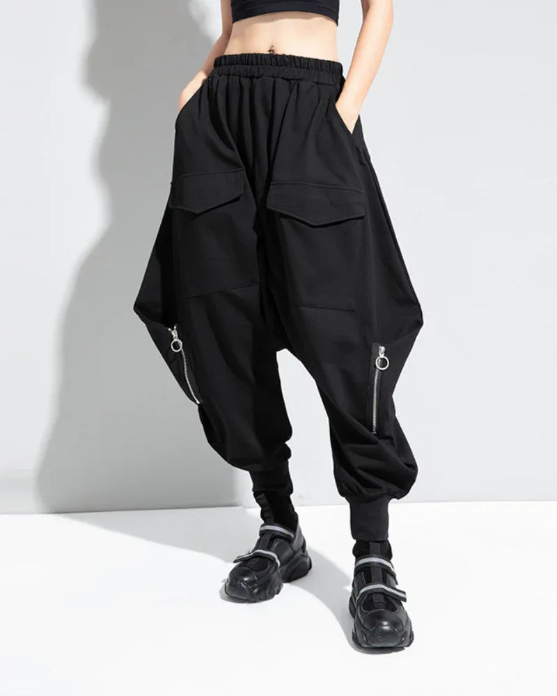 Stylish Wide-Leg Hakama Pants - traditional japanese pants - Stylish Wide-Leg Hakama Pants for Comfort