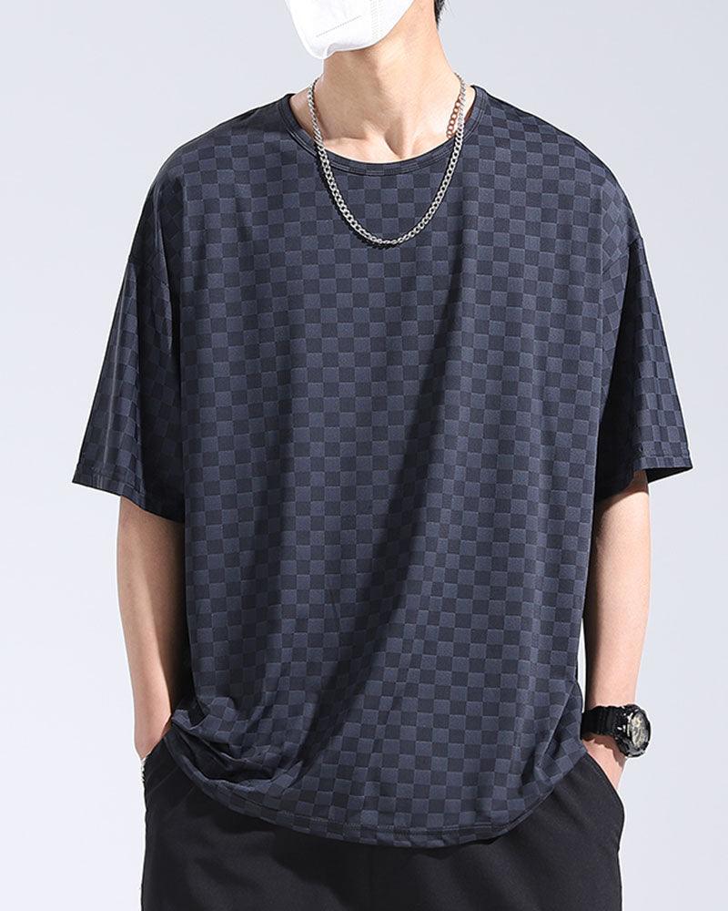 Stylish Checkerboard Summer Top