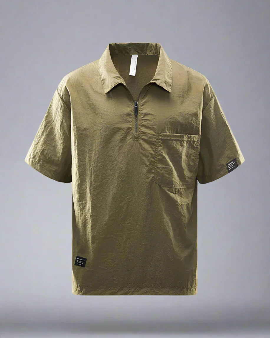 Summer Ready Quick-Dry Polo -  breathable t-shirt - Quick-Dry Summer Polo for Outdoor Comfort