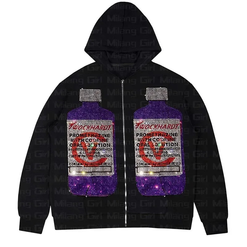 Sweat Lean -  environmentally friendly clothing - Y2K Inspired Lean Sweatshirt for Every Occasion