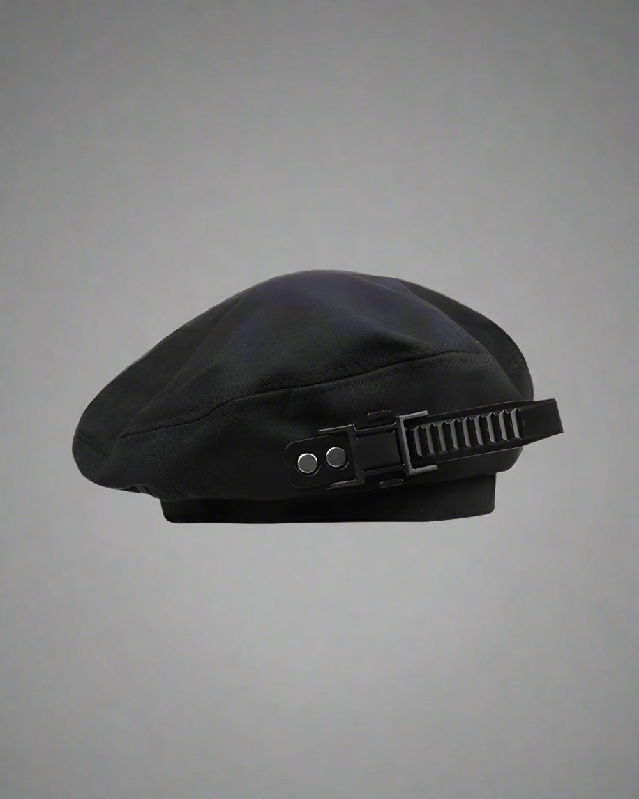 Neon Cyberpunk Beret Accessory