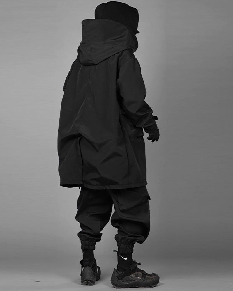 Chic Utility Layered Overcoat
