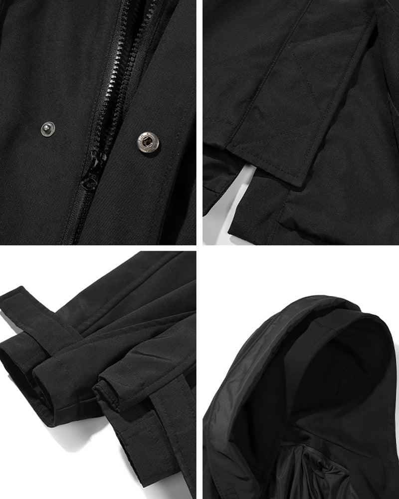 Chic Utility Layered Overcoat