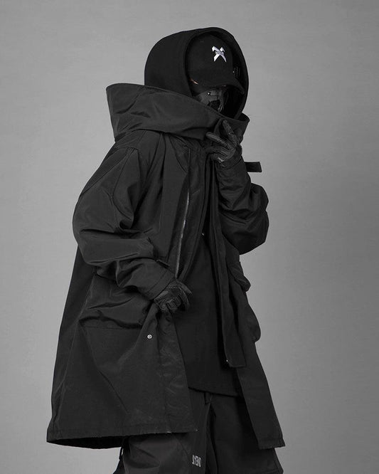 Chic Utility Layered Overcoat
