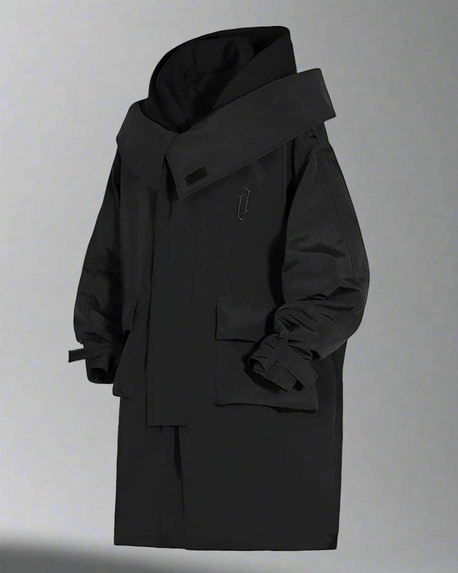 Chic Utility Layered Overcoat
