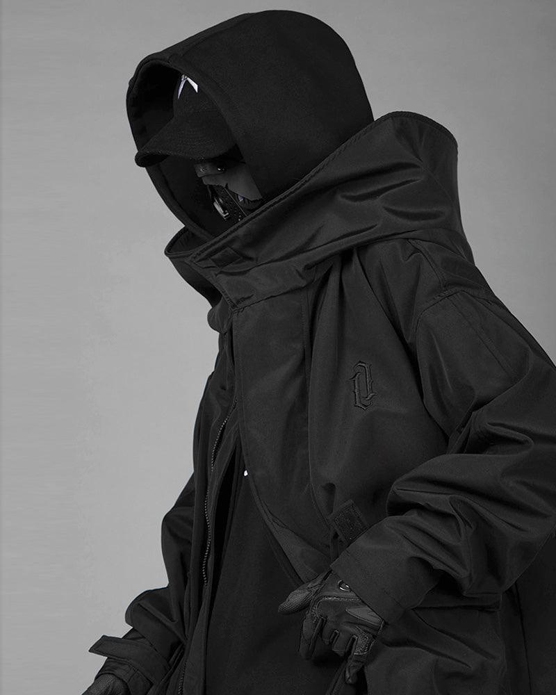 Chic Utility Layered Overcoat
