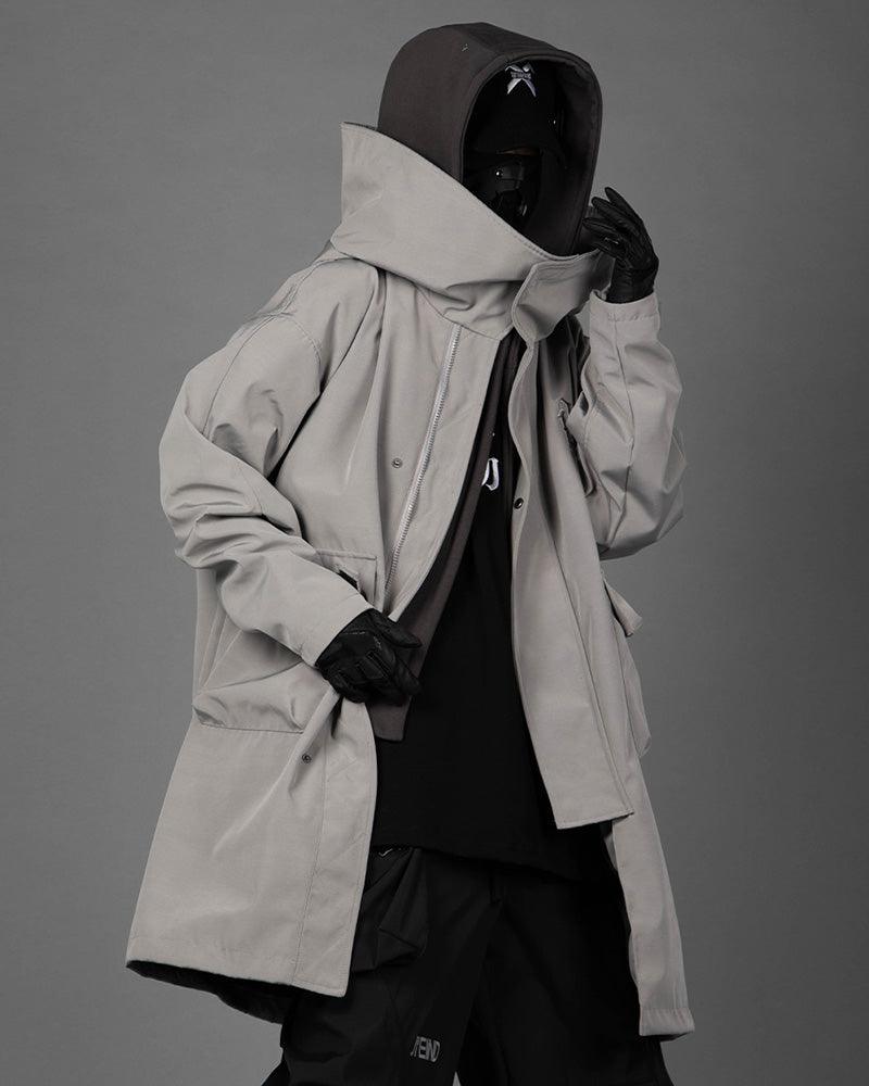 Chic Utility Layered Overcoat