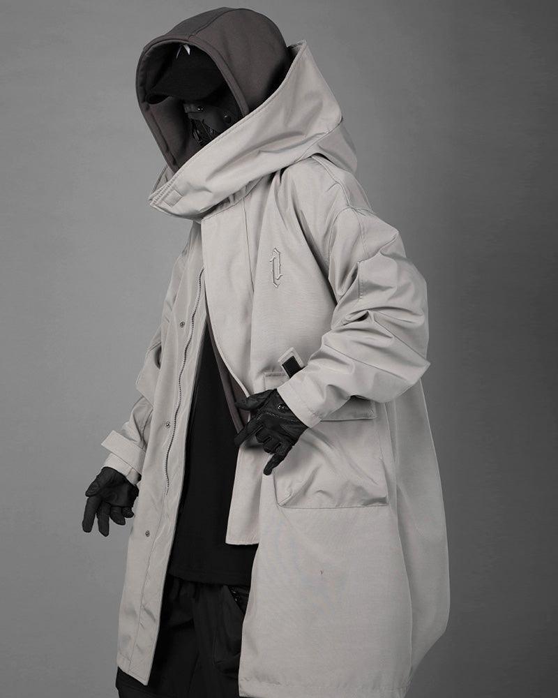 Chic Utility Layered Overcoat