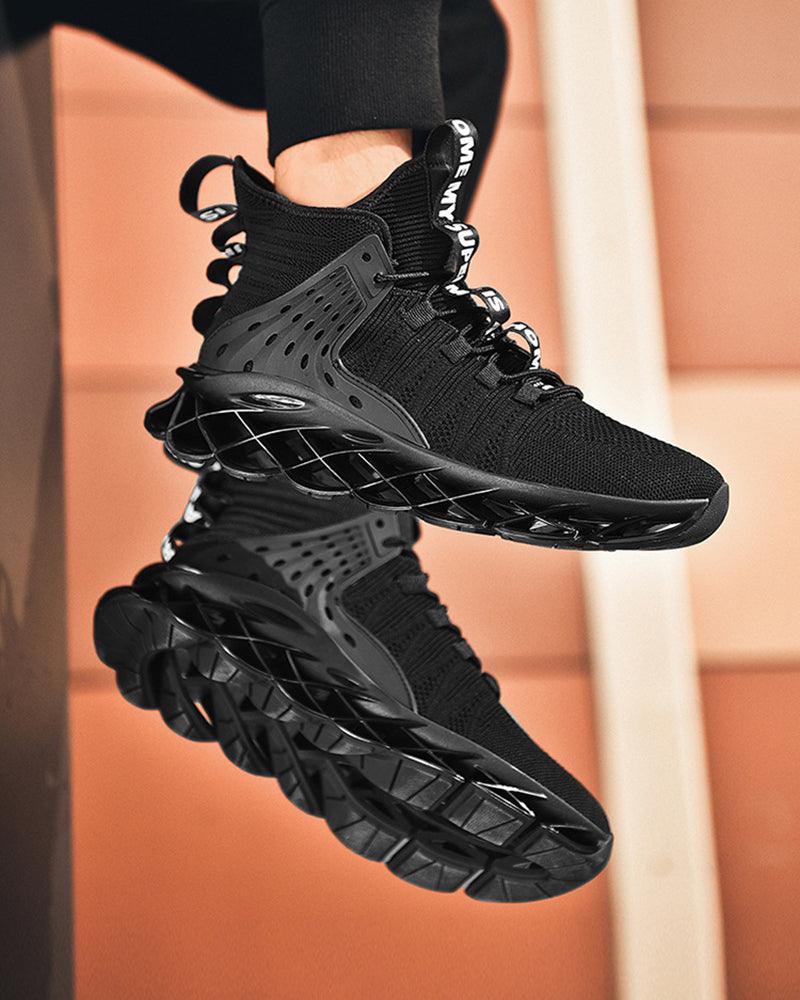 Stylish High-Top Flyweave Sneakers