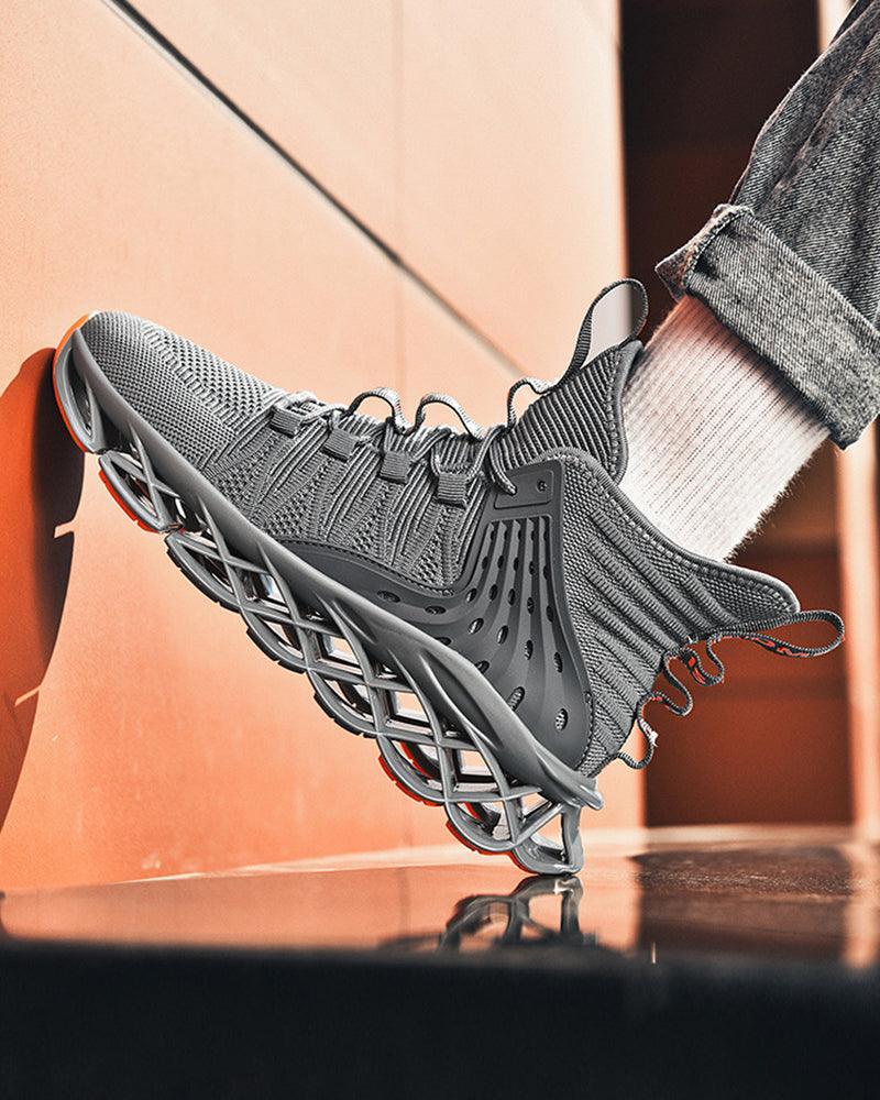 Stylish High-Top Flyweave Sneakers