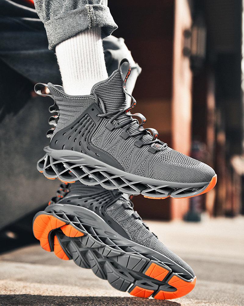 Stylish High-Top Flyweave Sneakers