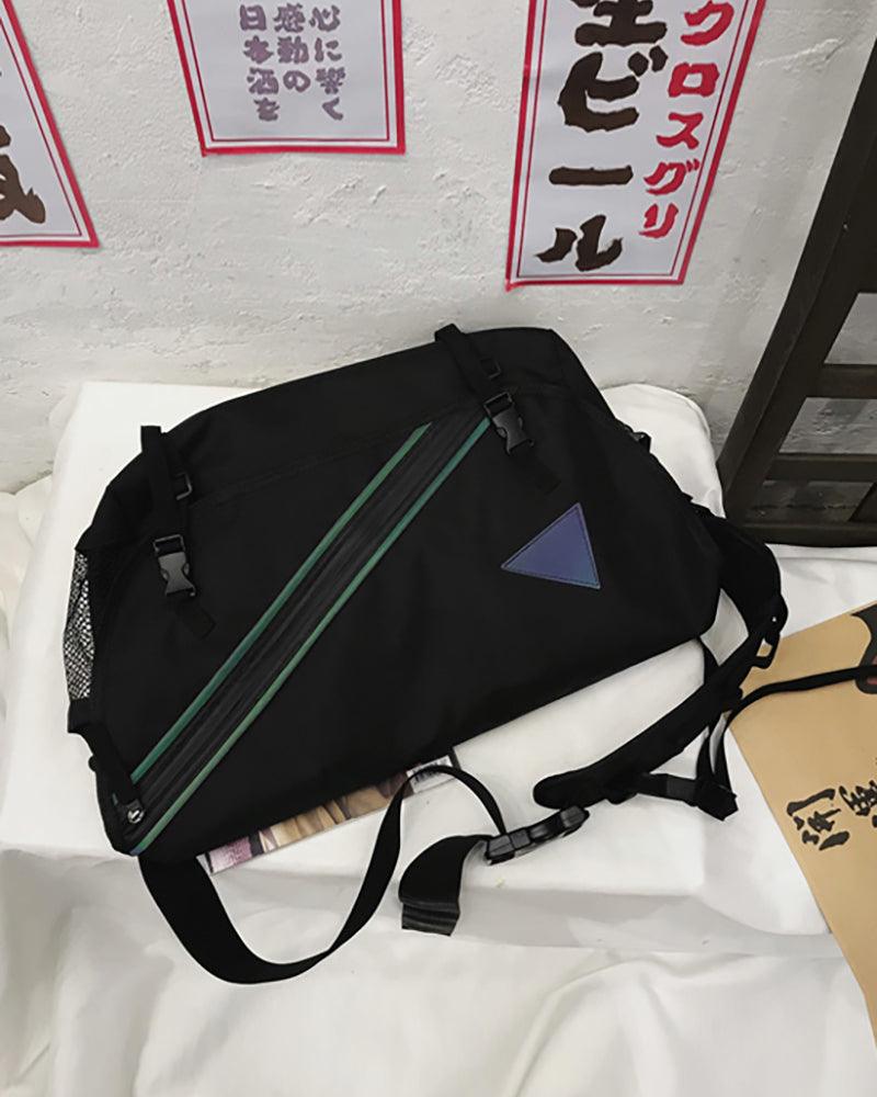 City Glow Reflective Messenger Bag