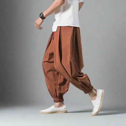 Timeless Cotton Hakama Pants -  cotton pants - Comfortable Cotton Hakama Pants for Every Occasion