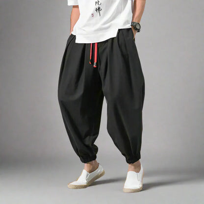 Timeless Cotton Hakama Pants - relaxed fit pants - Comfortable Cotton Hakama Pants for Every Occasion