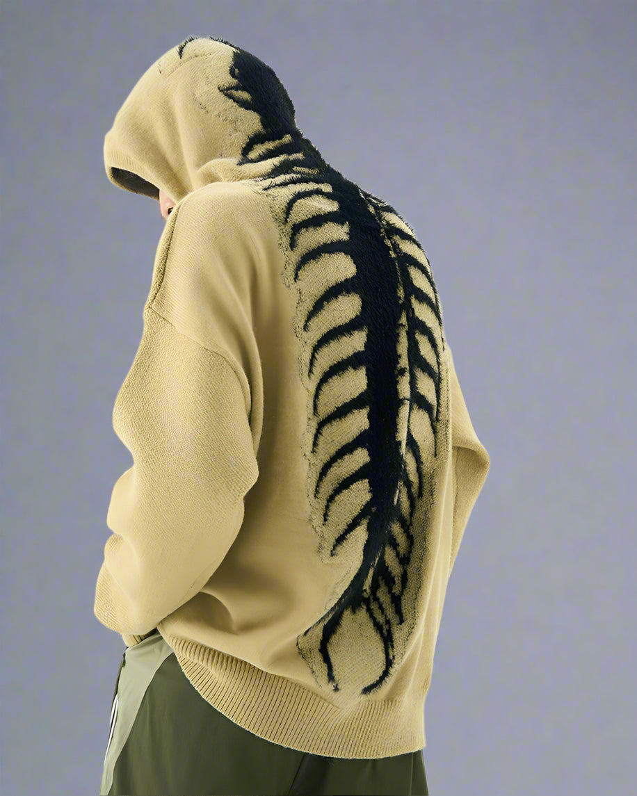 Edgy Urban Skull Hoodie