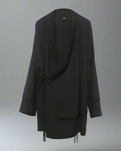 Traditional Samurai-Inspired Coat -  ninja style - Stylish Samurai-Inspired Long Coat for Everyday Wear