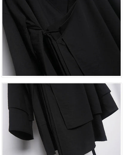 Traditional Samurai-Inspired Coat -  techwear - Stylish Samurai-Inspired Long Coat for Everyday Wear