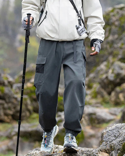 Trail-Ready Cargo Hiking Pants - water-repellent pants - Trail-Ready Cargo Pants for Hiking Adventures