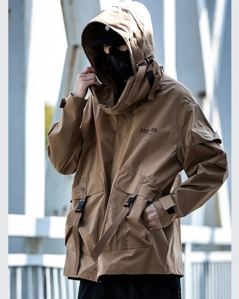Transformable Unisex Jacket Duo - stylish techwear jacket - Transformable Unisex Jacket for Urban Style