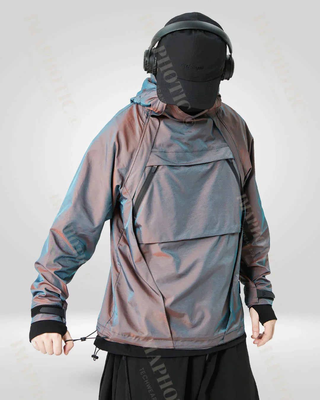Transforming Hooded Windbreaker Jacket -  quick-dry windbreaker - Waterproof Color-Changing Windbreaker Jacket