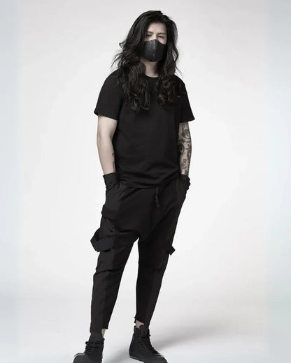 Trendy Asymmetric Utility Pants -  asymmetric pants - Trendy Asymmetric Utility Pants for Casual Elegance