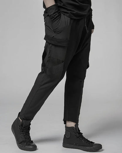 Trendy Asymmetric Utility Pants - utility pants - Trendy Asymmetric Utility Pants for Casual Elegance