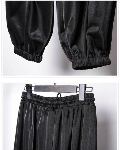 Trendy Draped Tapered Crops -  versatile stylish pants - Trendy Draped Tapered Crop Pants for Every Occasion