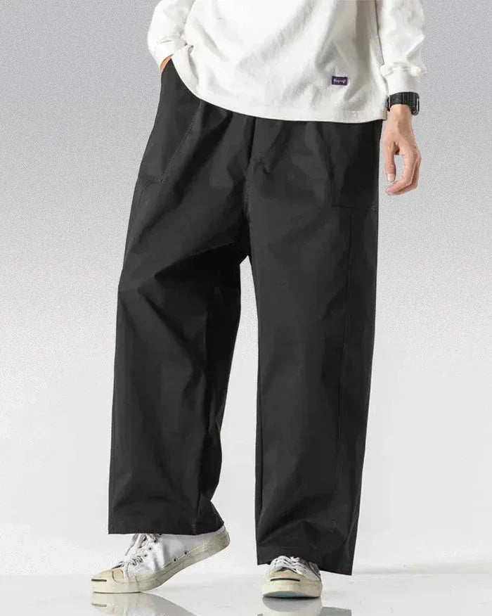 Trendy Hakama Streetwear Pants -  loose fit - Trendy Hakama Streetwear Pants for Comfort