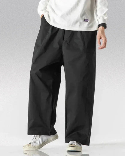 Trendy Hakama Streetwear Pants -  loose fit - Trendy Hakama Streetwear Pants for Comfort