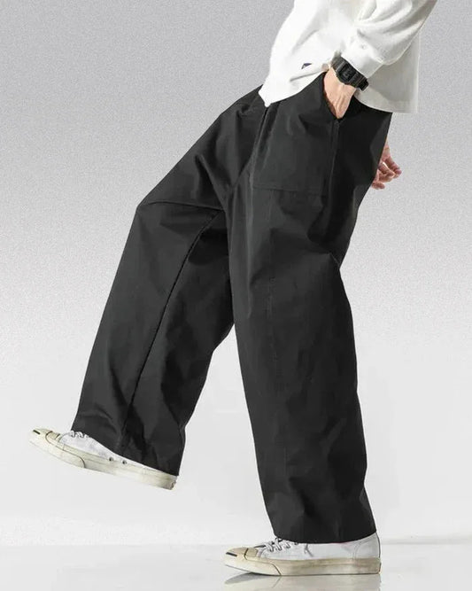 Trendy Hakama Streetwear Pants - comfortable streetwear - Trendy Hakama Streetwear Pants for Comfort