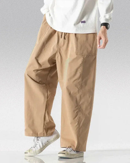 Trendy Hakama Streetwear Pants -  streetwear - Trendy Hakama Streetwear Pants for Comfort