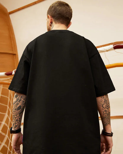 Trendy Oversized Cat Tee -  graphic t-shirt - Trendy Oversized Cat Tee for Streetwear Style