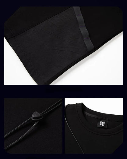 Trendy Unisex Urban Sweatshirt -  black and white sweatshirt - Trendy Unisex Urban Sweatshirt for Everyday Comfort
