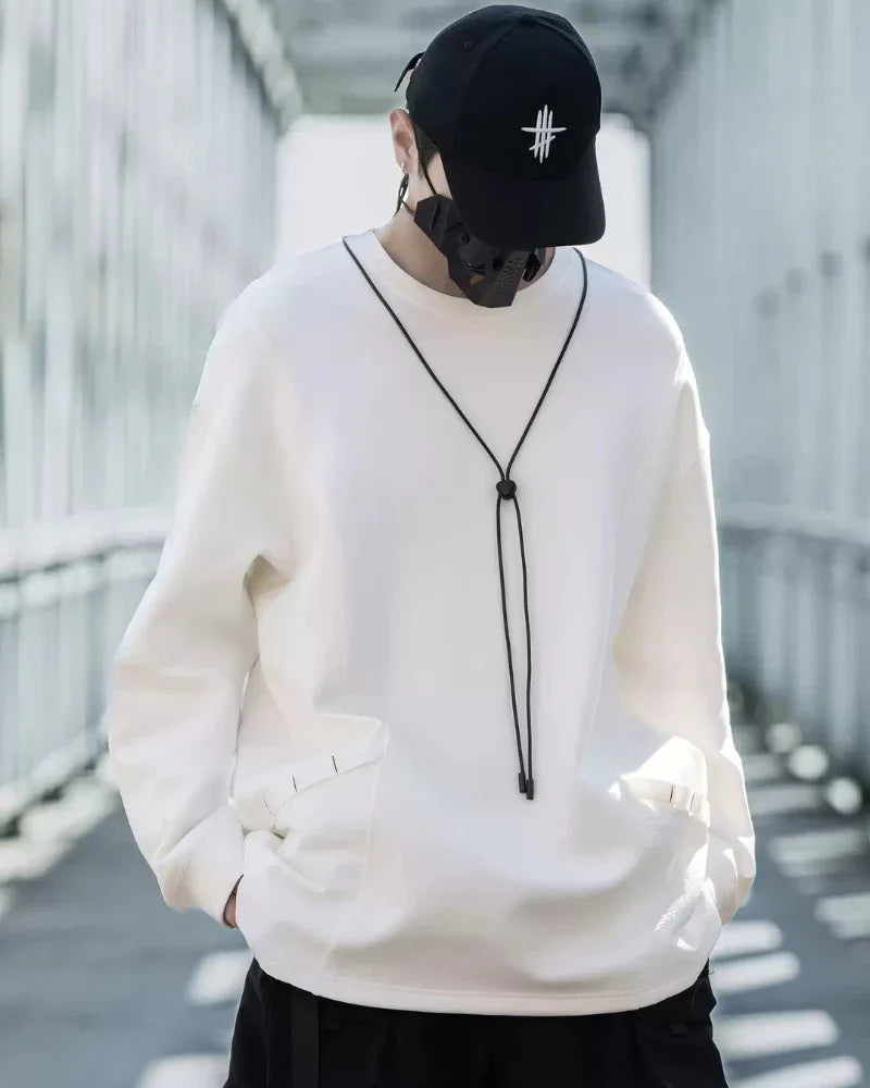 Trendy Unisex Urban Sweatshirt -  casual - Trendy Unisex Urban Sweatshirt for Everyday Comfort