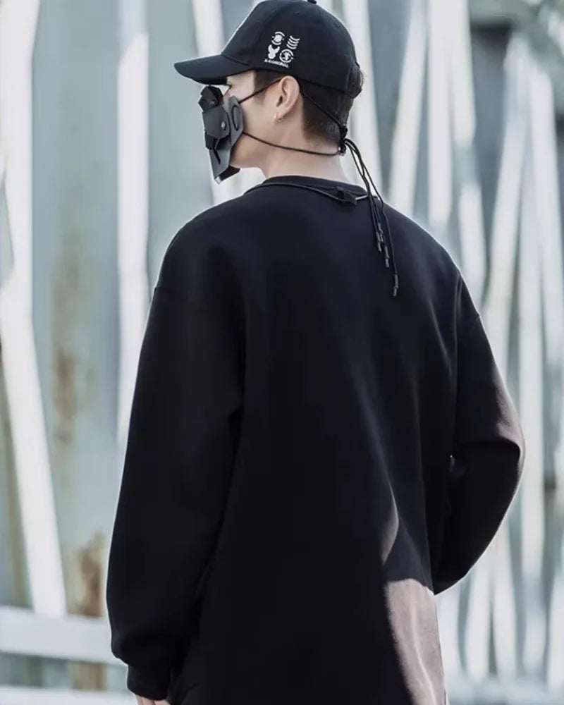 Trendy Unisex Urban Sweatshirt -  casual wear - Trendy Unisex Urban Sweatshirt for Everyday Comfort