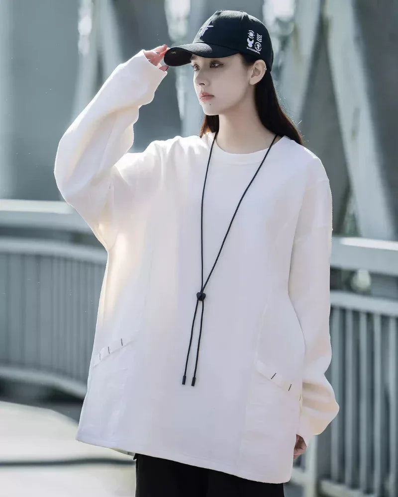 Trendy Unisex Urban Sweatshirt - sweatshirt - Trendy Unisex Urban Sweatshirt for Everyday Comfort