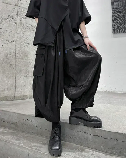 Trendy Urban Cargo Pants -  loose fit - Stylish Urban Cargo Pants with Relaxed Fit